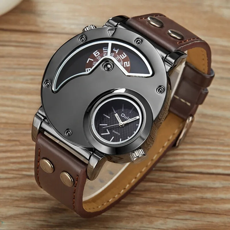 Luxus Dual Time Kvartsur™ – Patina-Butik