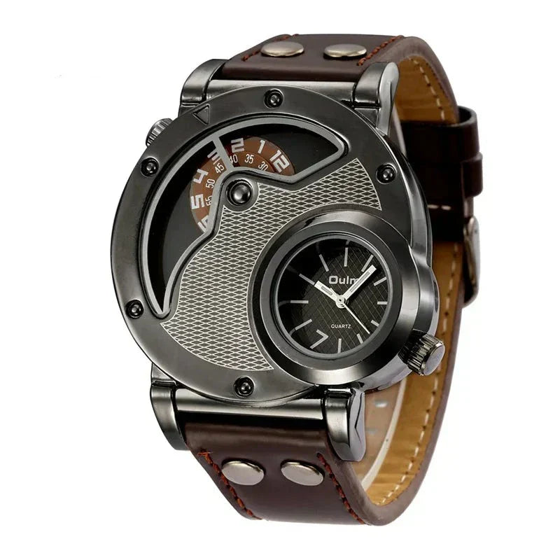 Luxus Dual Time Kvartsur™ – Patina-Butik