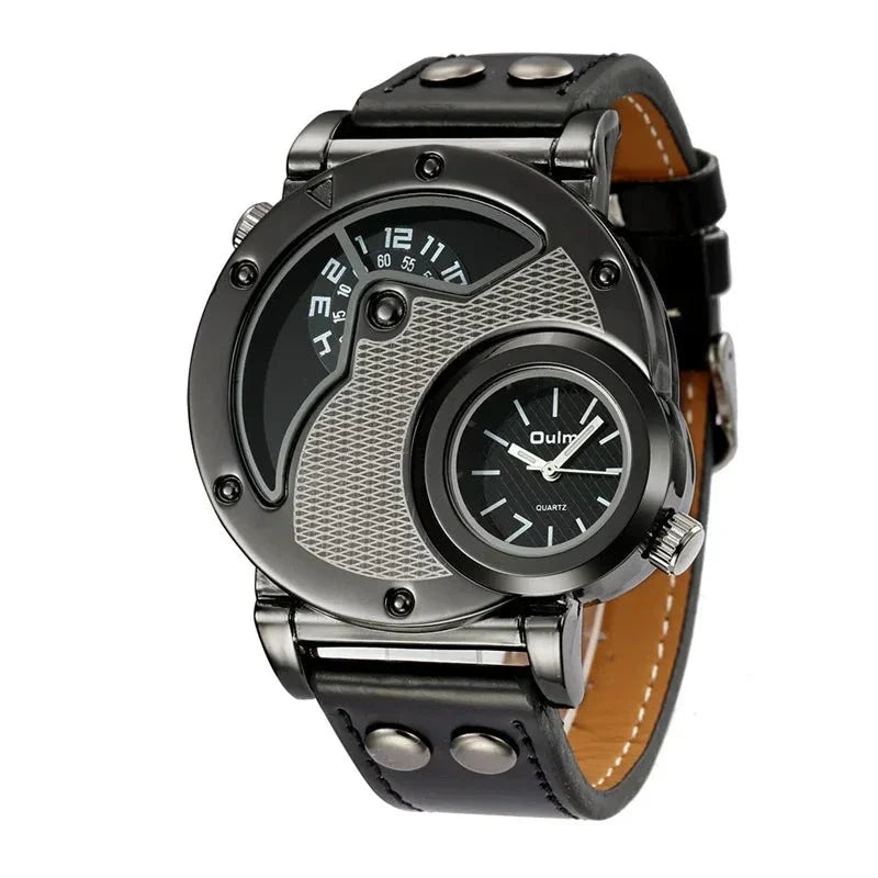 Luxus Dual Time Kvartsur™ – Patina-Butik