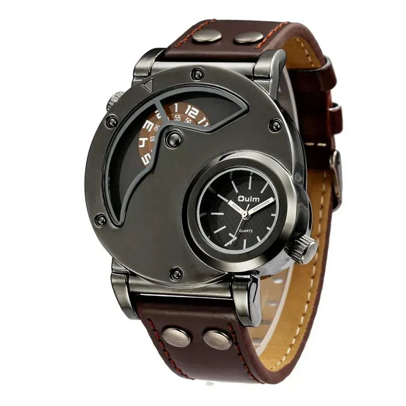 Luxus Dual Time Kvartsur™ – Patina-Butik