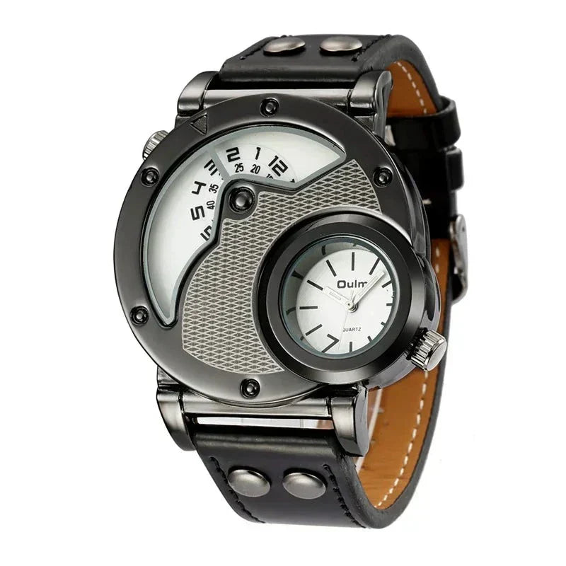 Luxus Dual Time Kvartsur™ – Patina-Butik