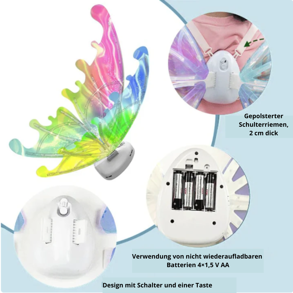FairyGlow™ – Leuchtende Elfenflügel, die Kinderträume wahr machen