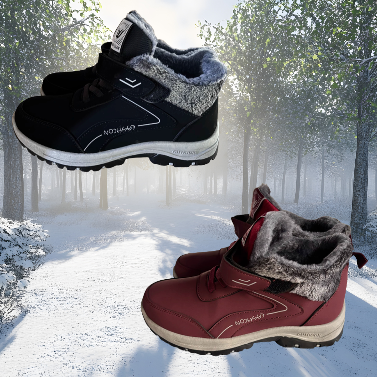 NordStepp™ – Warme, Rutschfeste Winter-Wanderschuhe