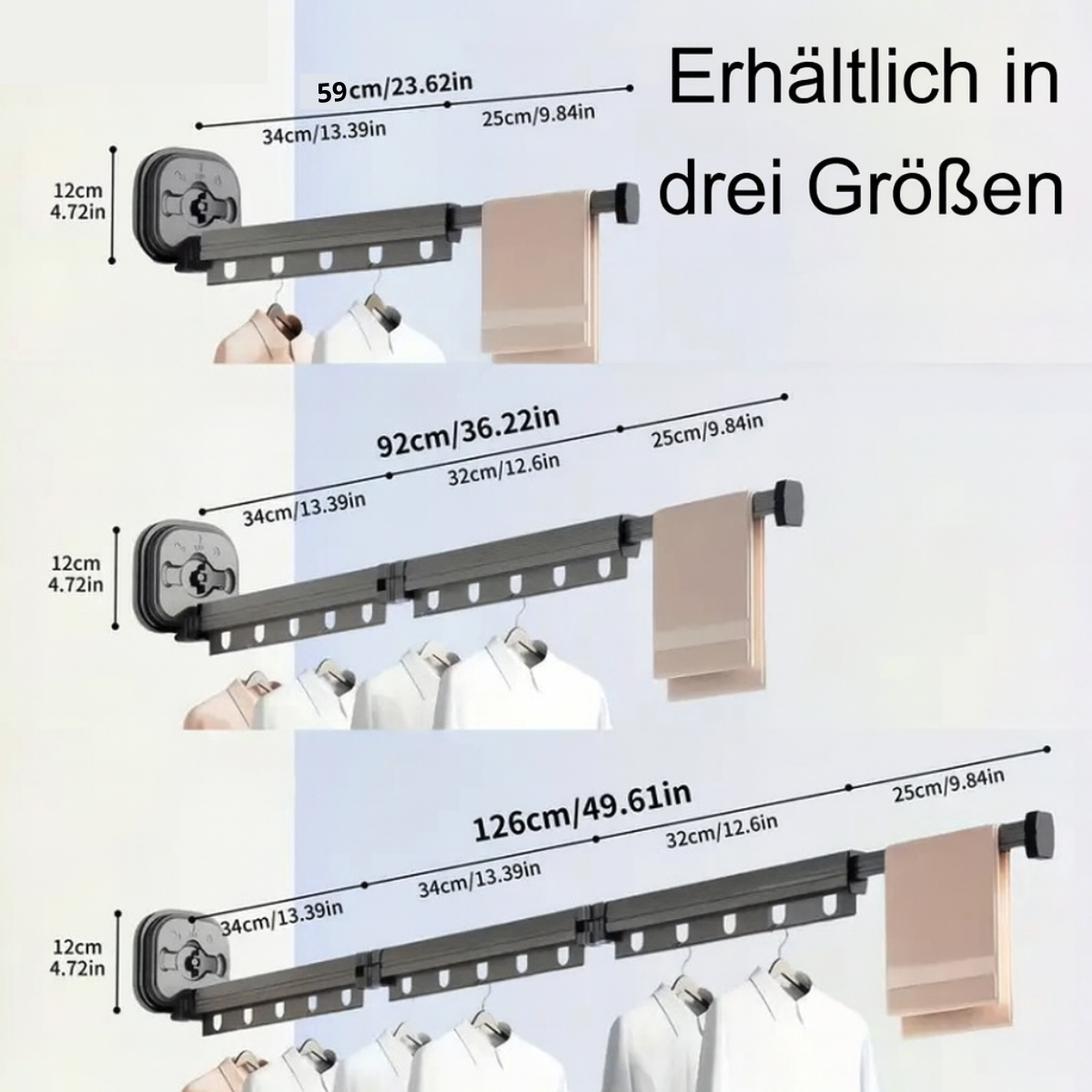 FlexRack Pro – Trockne deine Wäsche überall, platzsparend & mühelos!