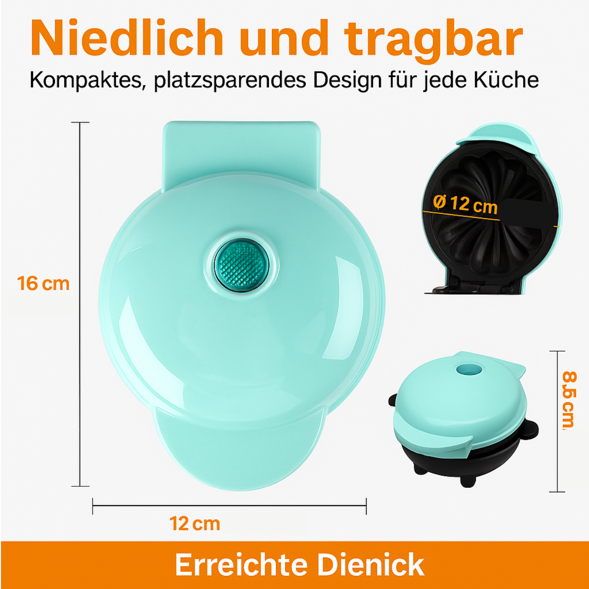 MiniBakePro™ — Frische Mini-Kuchen in Minutenschnelle, ganz ohne Backstress!