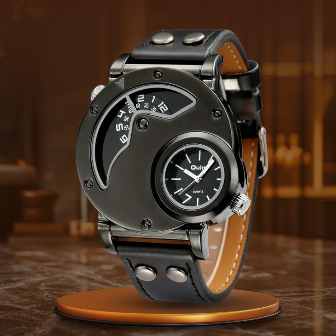 Luxus Dual Time Kvartsur™ – Patina-Butik
