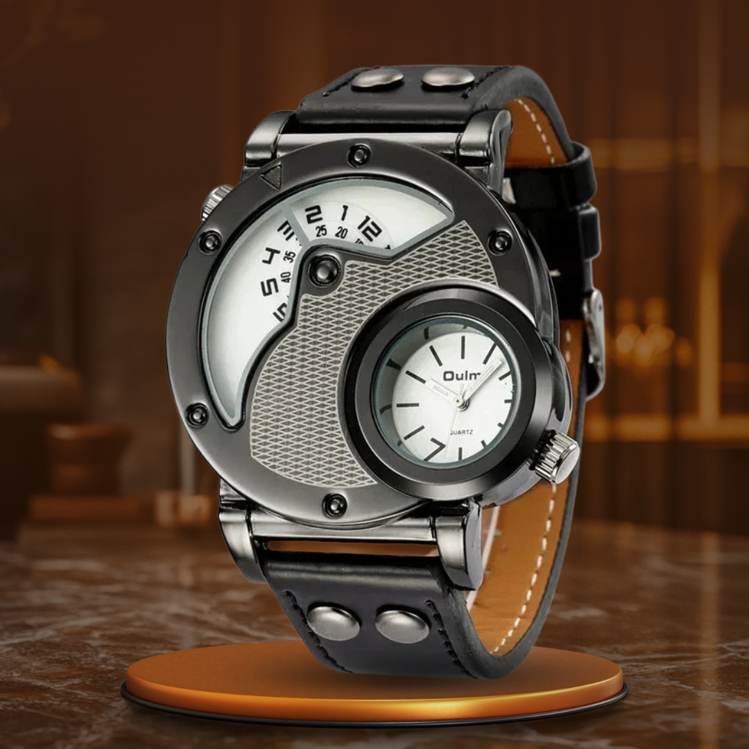 Luxus Dual Time Kvartsur™ – Patina-Butik