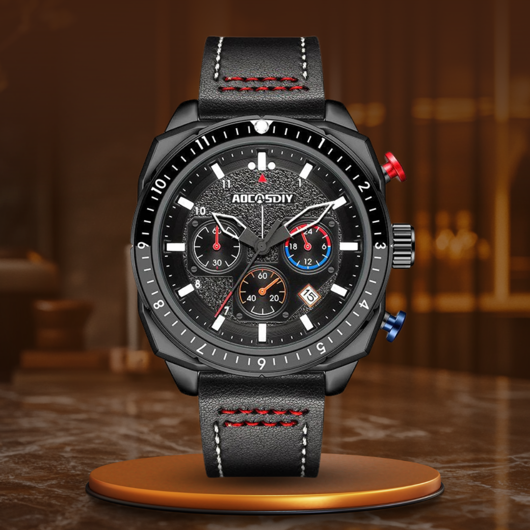 Luxus Chronograph Sport Kvartsur™ – Patina-Butik