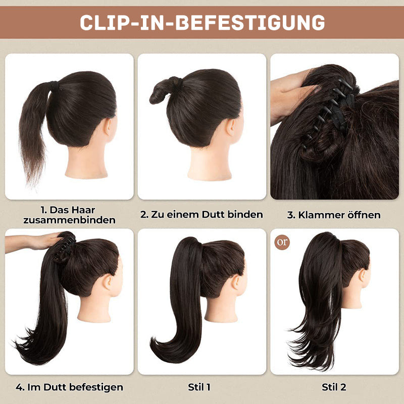 GlamWave Ponytail – In Minuten zu voluminösem Haar