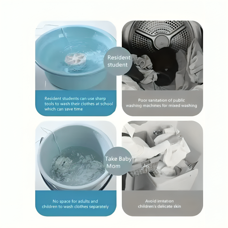 WashWiz™ – Verwandelt jeden Behälter in eine Waschmaschine