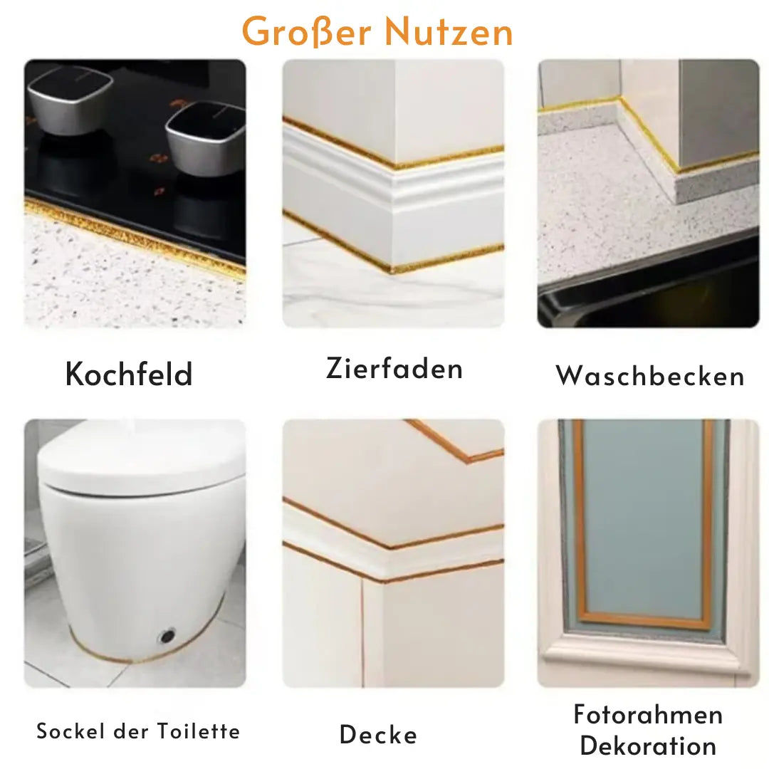 SealEdge – Selbstklebendes Fugenband für makellose Fliesenabschlüsse