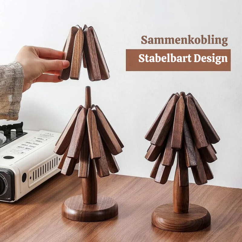 HolzHalt Design – Stilvolle Hitzeuntersetzer aus Naturholz