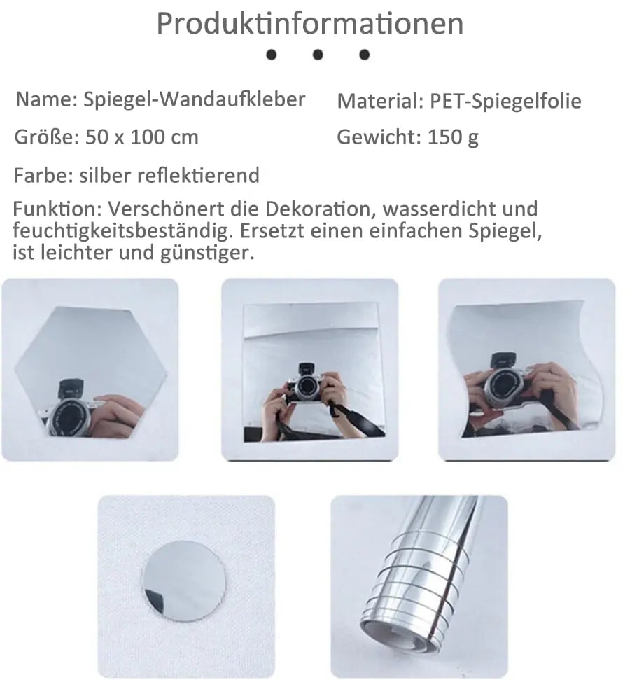 FlexiReflect – Der sichere, bruchsichere Spiegel-Wandaufkleber