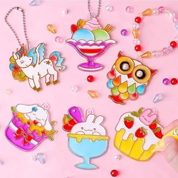 GlimmerJoy™ — Endlose funkelnde Bastelabenteuer, die Kinderherzen im Sturm erobern!