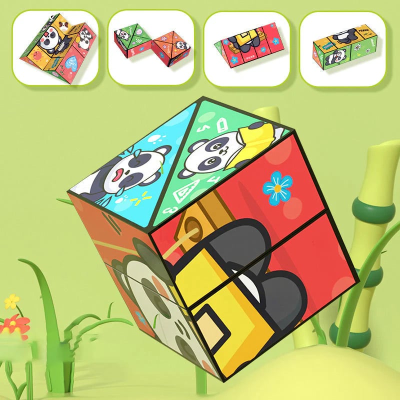 PandaMorph Cube – Der magische Faltspaß für kreative Kinder