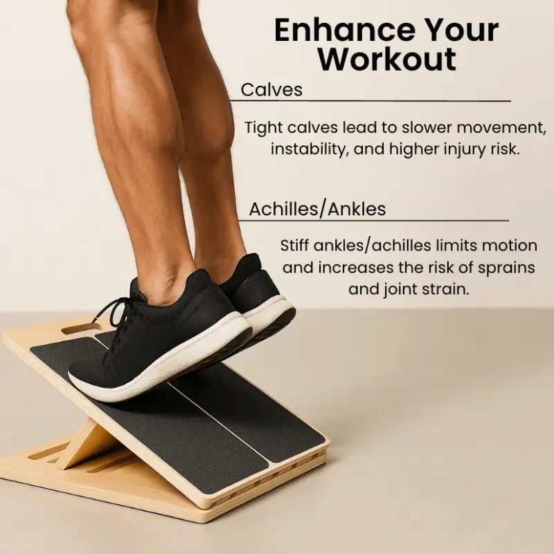FlexStride™ Balance Board — Befreie deine Waden, spüre jede Bewegung neu und sag Schmerzen Lebewohl!