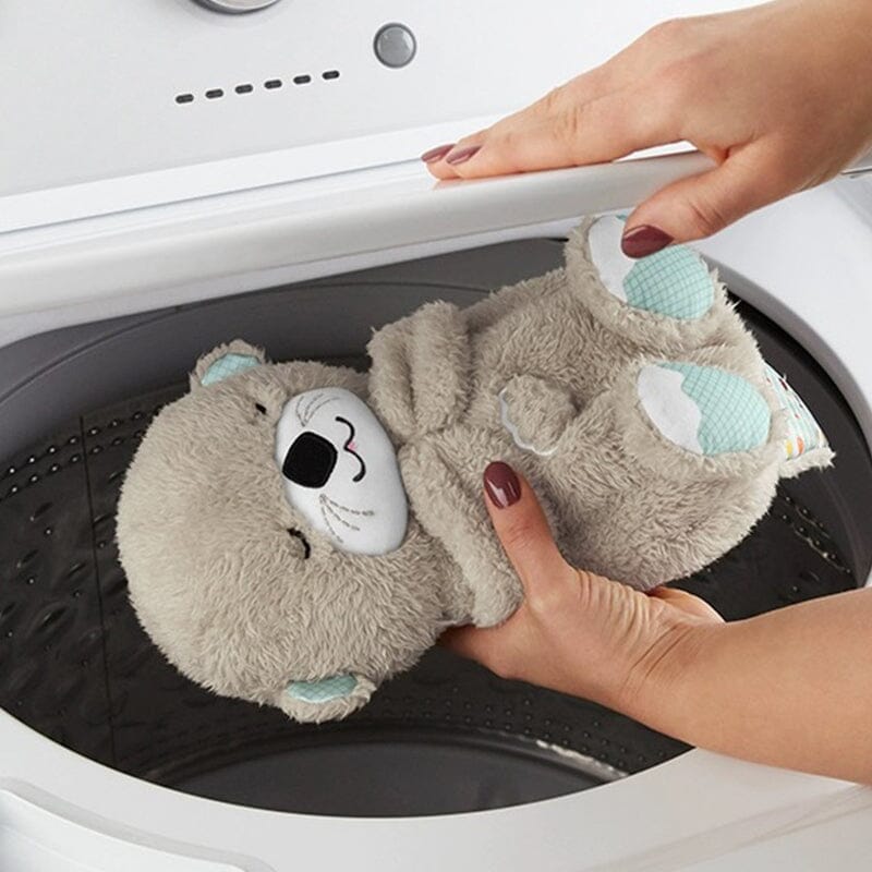 SoothPaws Otter – Beruhigendes Plüschtier mit Herzklopf- und Klangfunktion