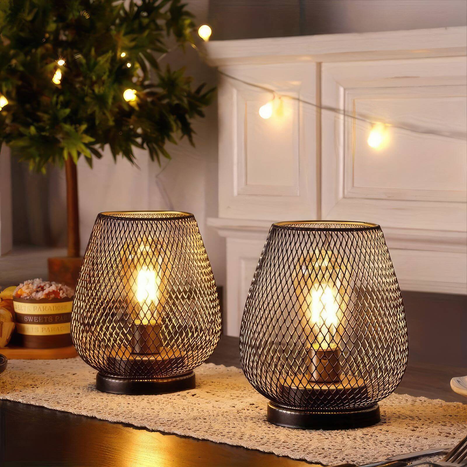 NoirGlow Lantern – Luxuslicht ohne Kabel & Aufwand