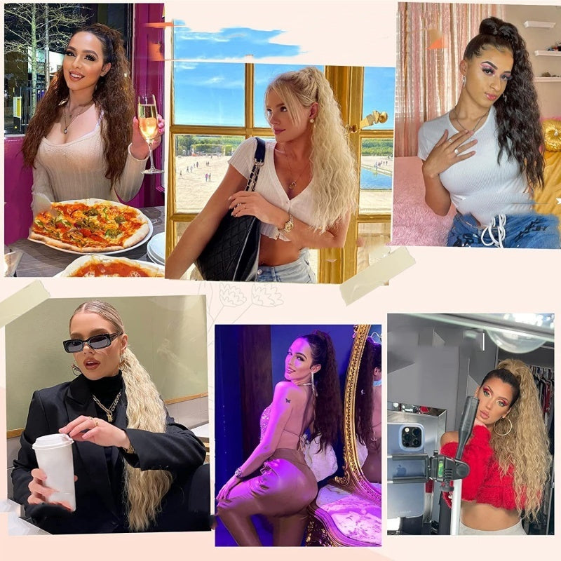 GlamWave Ponytail – In Minuten zu voluminösem Haar