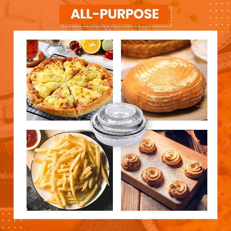 1+1 GRATIS | BakePro Alu-Trays – Sauberes Kochen & Grillen ohne Abwasch
